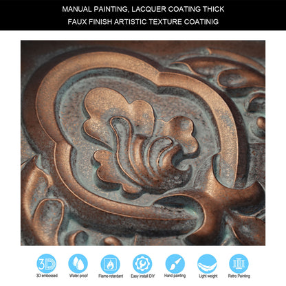 10tiles/lot Antique Ceiling Tiles for Premium Hotels, Mansions, Villas and Classic Dining Rooms PL30