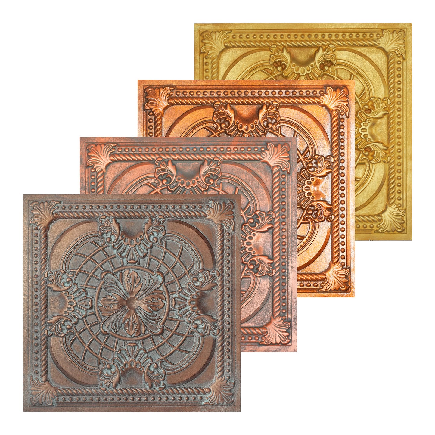 10tiles/lot Vintage Ceiling Panels for Guesthouses, Heritage Hotels and Classic Interior Styles PL31