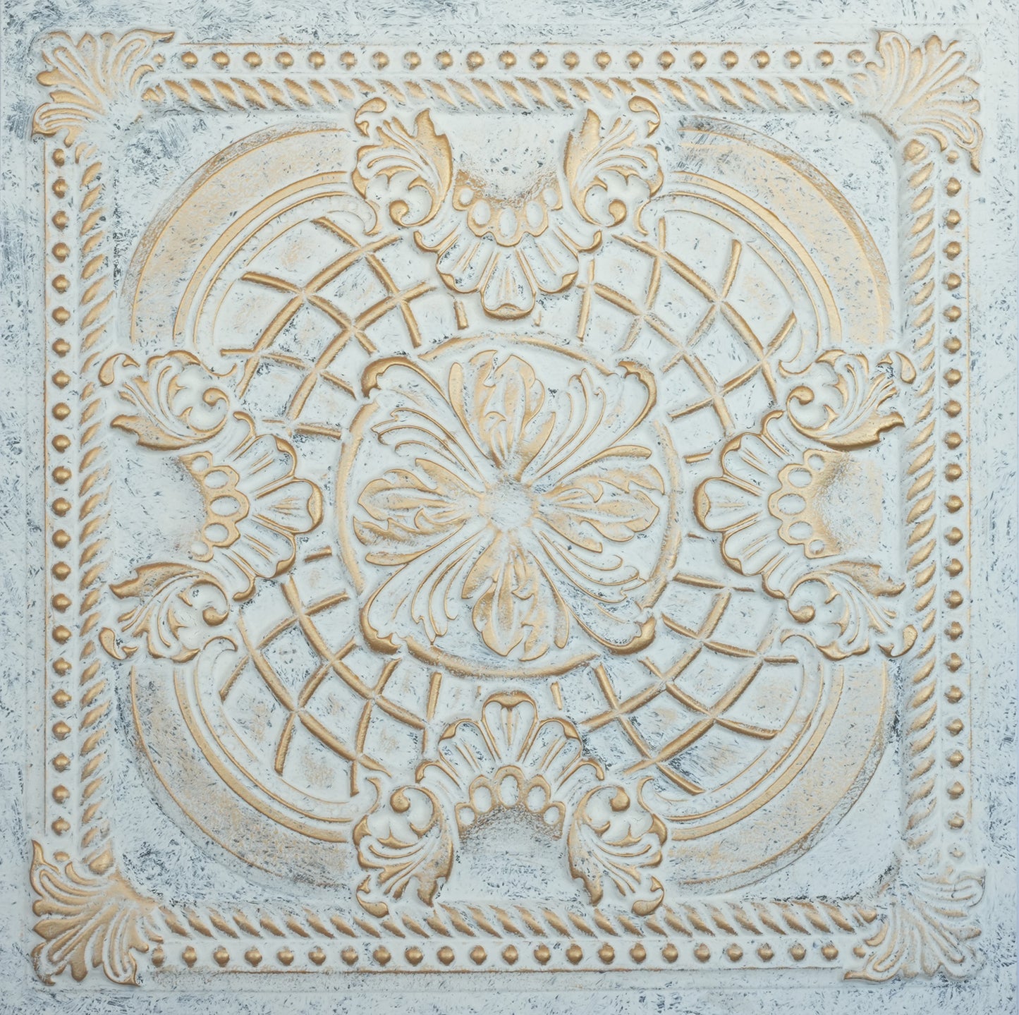 10tiles/lot Distressed Faux Tin Ceiling Tiles for Industrial Cafés, Craft Workshops and Retro Interiors PL31