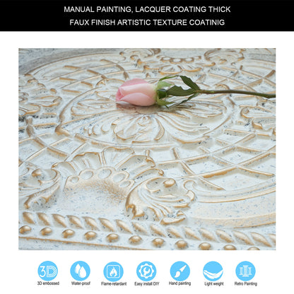 10tiles/lot Distressed Faux Tin Ceiling Tiles for Industrial Cafés, Craft Workshops and Retro Interiors PL31