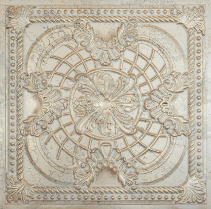 10tiles/lot Distressed Faux Tin Ceiling Tiles for Industrial Cafés, Craft Workshops and Retro Interiors PL31