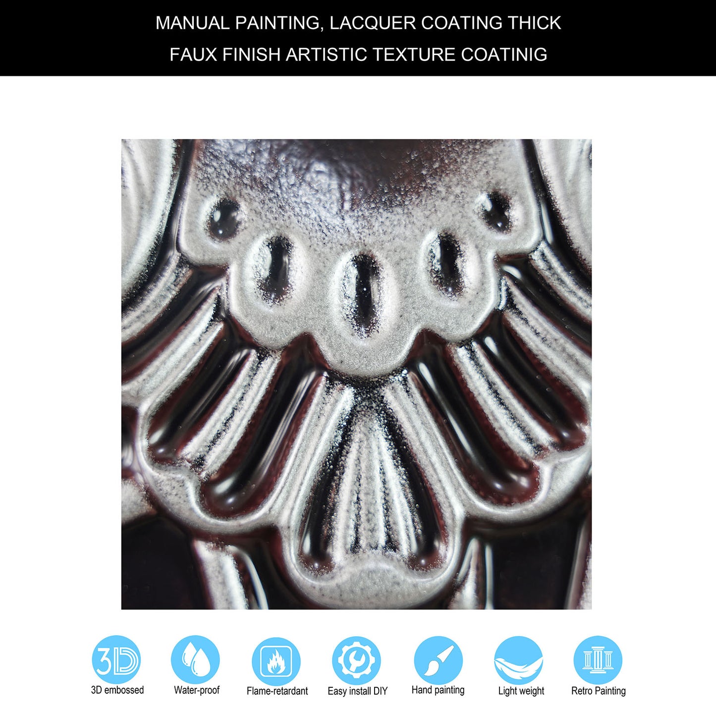 10tiles/lot Pressed Faux Tin Ceiling Tiles for Heritage Bars, Vintage Restaurants and Boutique Hotels PL31