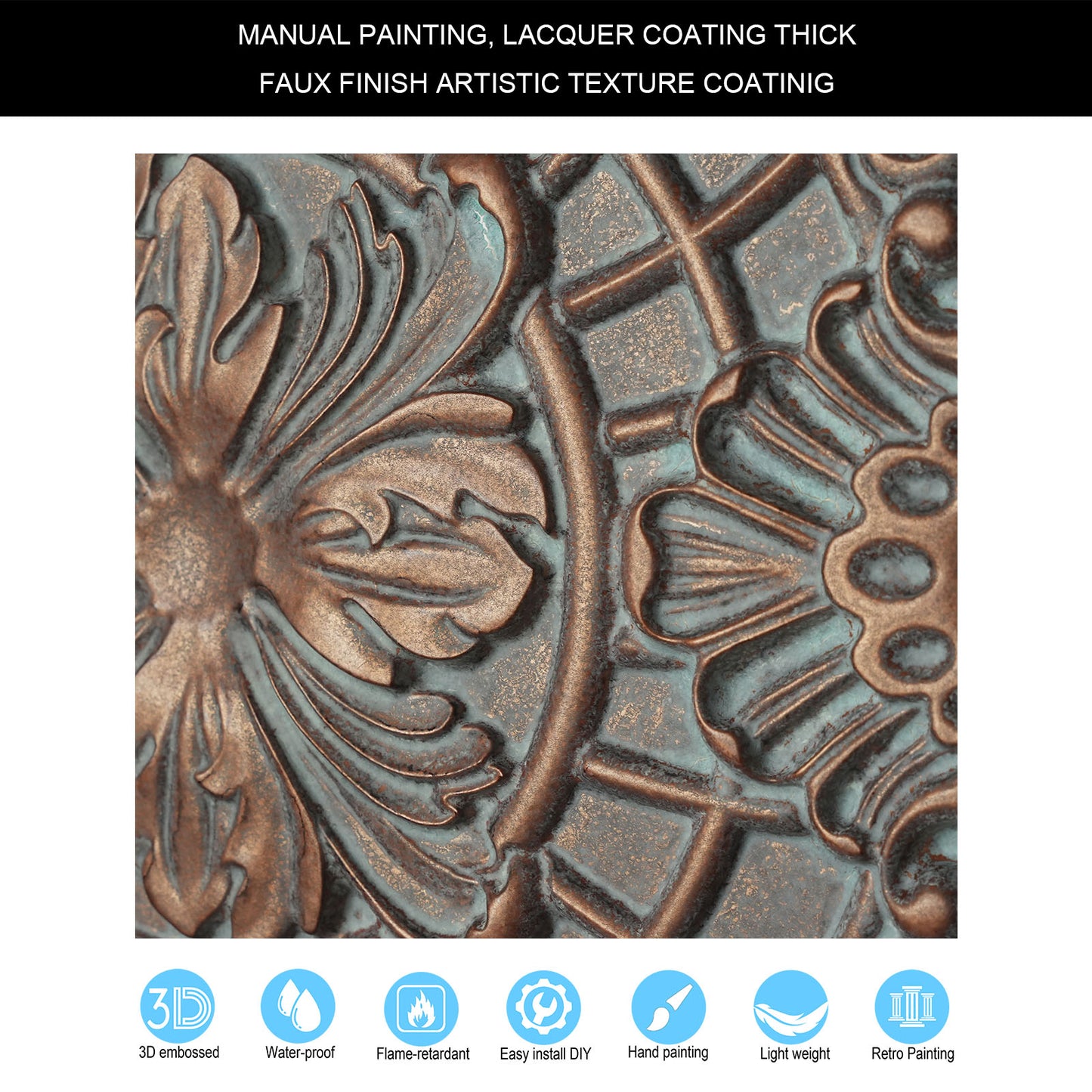 10tiles/lot Vintage Ceiling Panels for Guesthouses, Heritage Hotels and Classic Interior Styles PL31