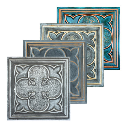 10tiles/lot Faux Tin Ceiling Tiles for Bars, Wine Rooms, Lounges and Modern Hospitality Spaces PL35
