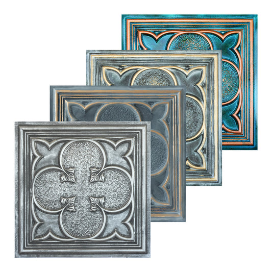 10tiles/lot Faux Tin Ceiling Tiles for Bars, Wine Rooms, Lounges and Modern Hospitality Spaces PL35