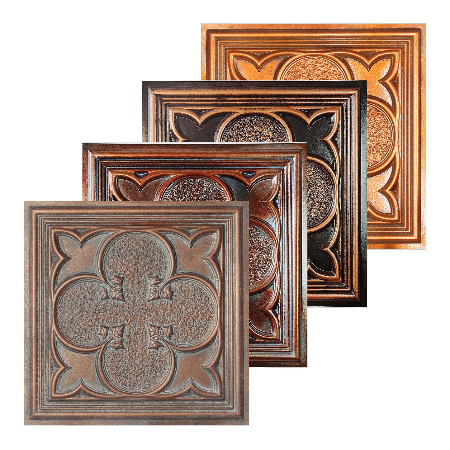 10tiles/lot Tin Ceiling Tiles for Book Cafés, Literary Stores and Creative Cultural Spaces PL35