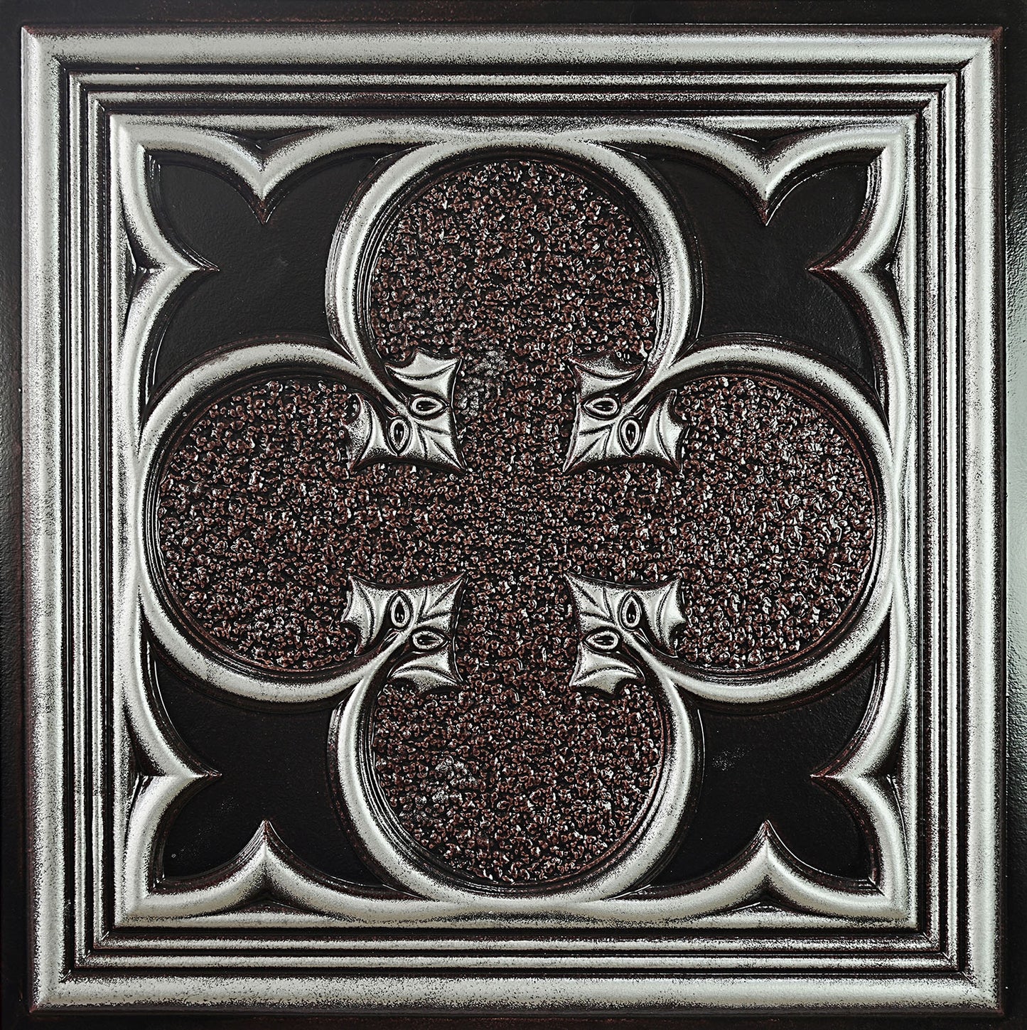 10tiles/lot Faux Metal Ceiling Tiles for Bars, Cafés, Lounges and Contemporary Interiors PL35