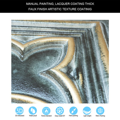 10tiles/lot Faux Tin Ceiling Tiles for Bars, Wine Rooms, Lounges and Modern Hospitality Spaces PL35