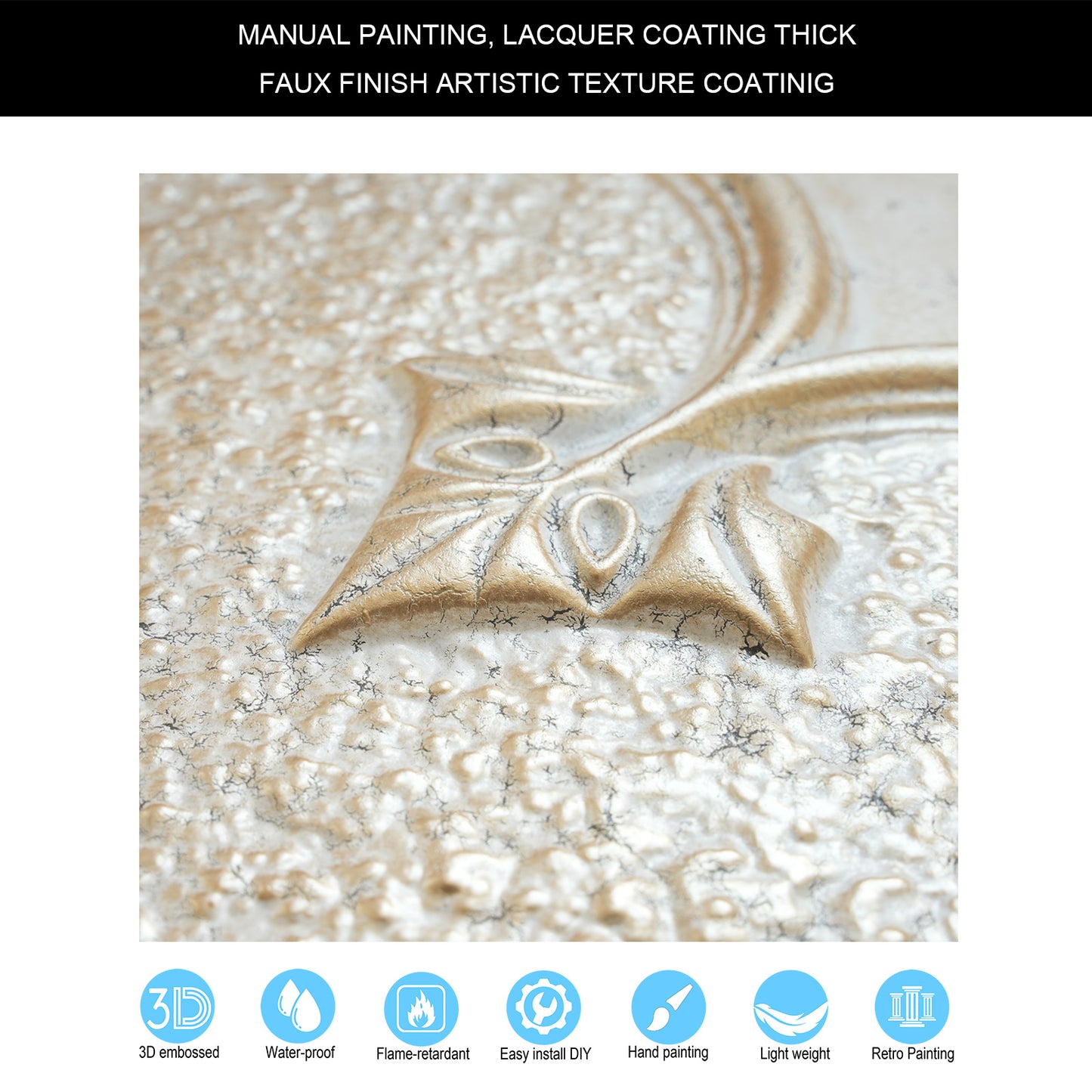 10tiles/lot Glue-Up Ceiling Tiles for Kitchen Renovations, Coffee Shops and Light-Luxury Spaces PL35