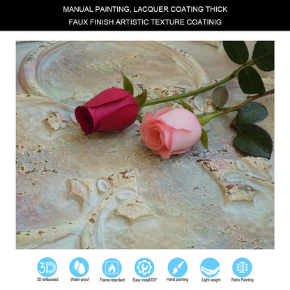 10tiles/lot Textured PVC Ceiling Tiles for Light-Luxury Restaurants, Salons and Beauty Studios PL35