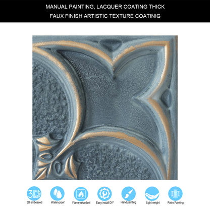 10tiles/lot Faux Tin Ceiling Tiles for Bars, Wine Rooms, Lounges and Modern Hospitality Spaces PL35