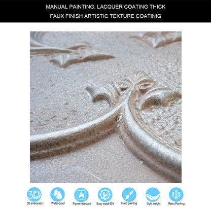 10tiles/lot Faux Metal Ceiling Tiles for Bars, Cafés, Lounges and Contemporary Interiors PL35