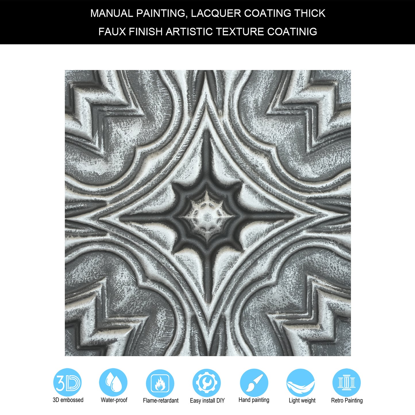 10tiles/lot Aged Decorative Ceiling Panels for Rustic Inns, Guesthouses and Boutique Hotels PL36