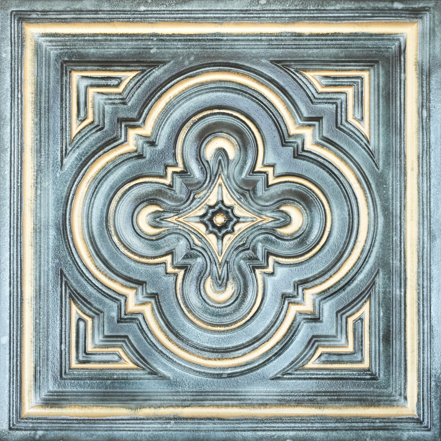 10tiles/lot 3D Faux Metal Ceiling Tiles for Stylish Bars, Clubs and Trendy Restaurants PL36