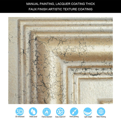 10tiles/lot Artistic Ceiling Tiles for Book Cafés, Literary Shops and Cultural Retail Spaces PL36