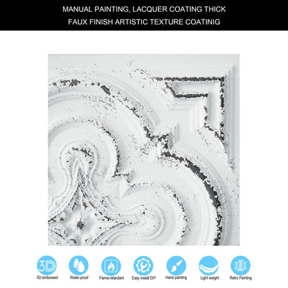 10tiles/lot Artistic Ceiling Tiles for Book Cafés, Literary Shops and Cultural Retail Spaces PL36