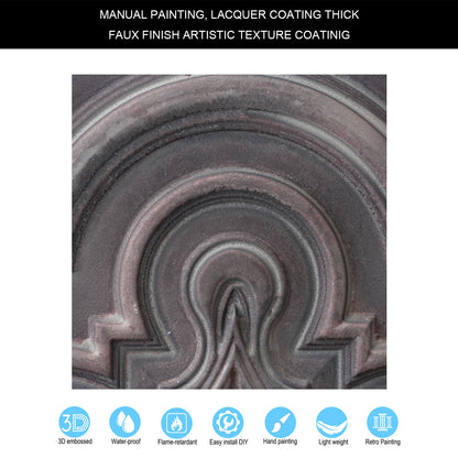 10tiles/lot Textured PVC Panels for Modern Apartments, Villas and Office Interiors PL36