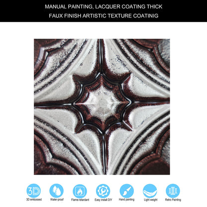 10tiles/lot Textured PVC Panels for Modern Apartments, Villas and Office Interiors PL36