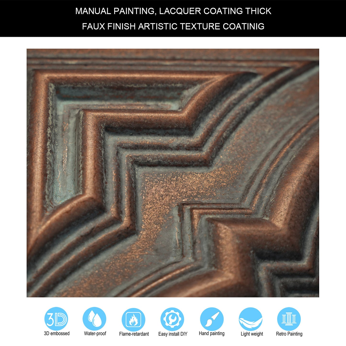 10tiles/lot Aged Decorative Ceiling Panels for Rustic Inns, Guesthouses and Boutique Hotels PL36