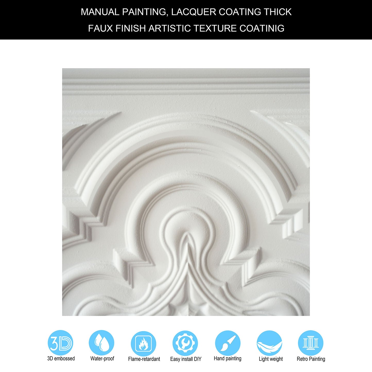 10tiles/lot Artistic Ceiling Tiles for Book Cafés, Literary Shops and Cultural Retail Spaces PL36