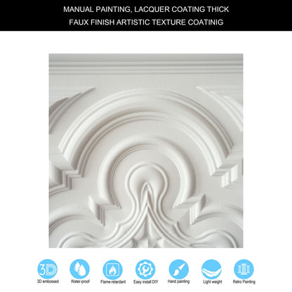 10tiles/lot Artistic Ceiling Tiles for Book Cafés, Literary Shops and Cultural Retail Spaces PL36