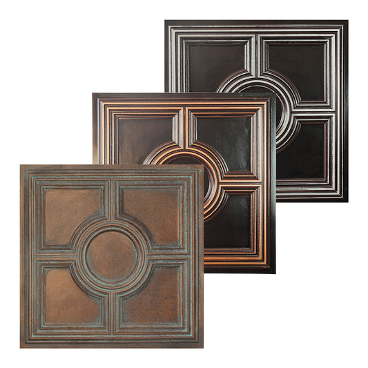 10tiles/lot Metallic Ceiling Tiles for Stylish Bars, Clubs, Restaurants and Social Spaces PL37