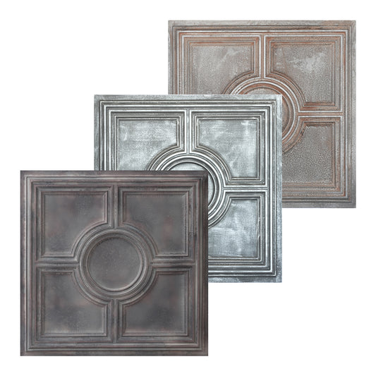 10tiles/lot Decorative Ceiling Tiles for Luxury Hotels, Villas, Salons and High-End Interiors PL37