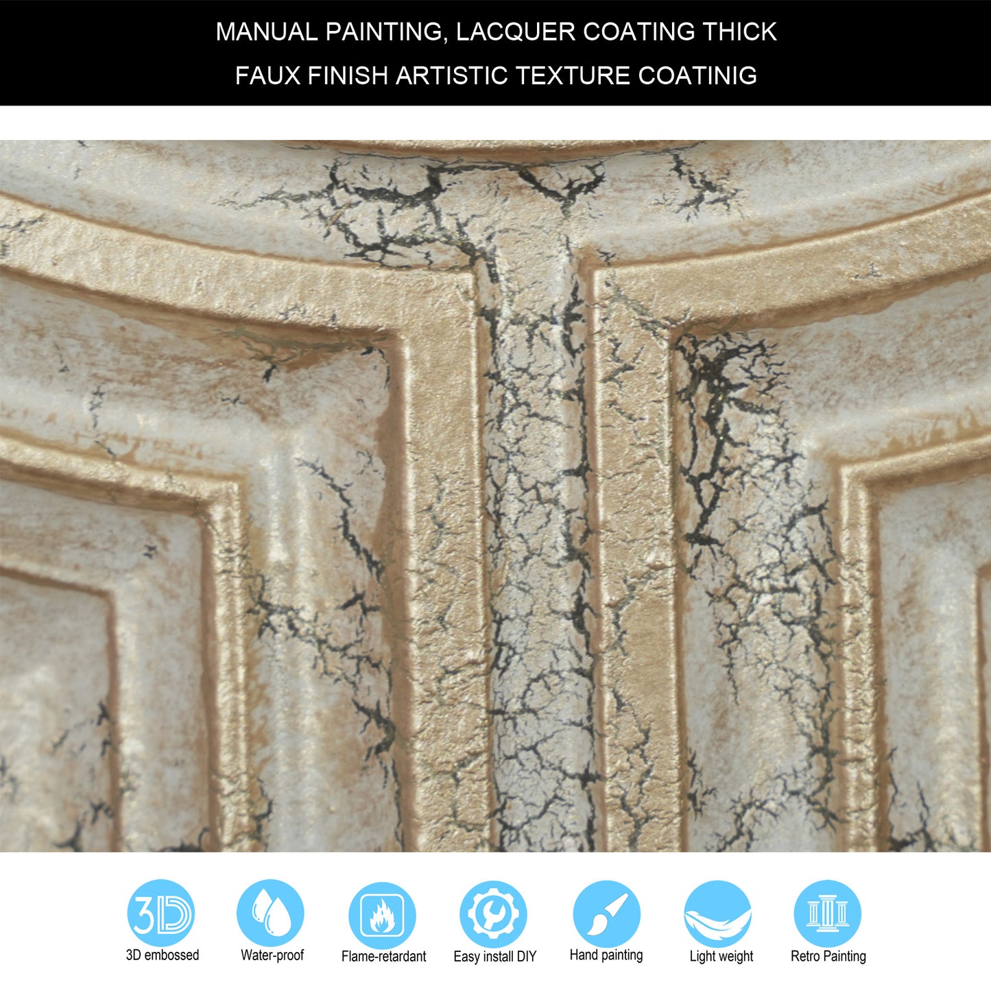 10tiles/lot Vintage Decorative Panels for Coffee Shops, Bookstores and Cozy Boutique Interiors PL37