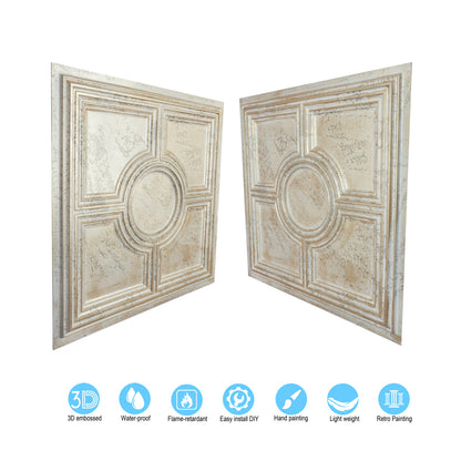 10tiles/lot Vintage Decorative Panels for Coffee Shops, Bookstores and Cozy Boutique Interiors PL37