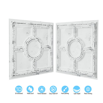 10tiles/lot Vintage Decorative Panels for Coffee Shops, Bookstores and Cozy Boutique Interiors PL37