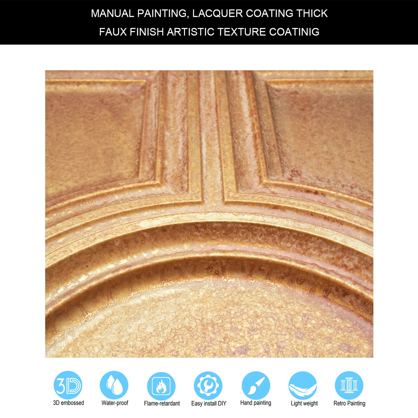 10tiles/lot Aged Decorative Ceiling Panels for Rustic Inns, Guesthouses and Boutique Hotels PL37