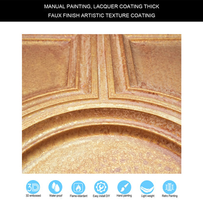 10tiles/lot Aged Decorative Ceiling Panels for Rustic Inns, Guesthouses and Boutique Hotels PL37