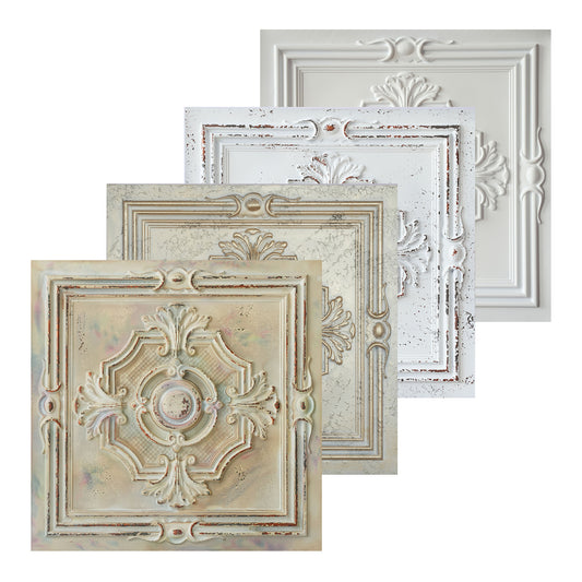 10tiles/lot Decorative PVC Panels for Kitchens, Offices, Living Rooms and Light-Luxury Spaces PL38