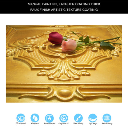 10tiles/lot Tin Ceiling Tiles for Book Cafés, Literary Stores and Creative Cultural Spaces PL38