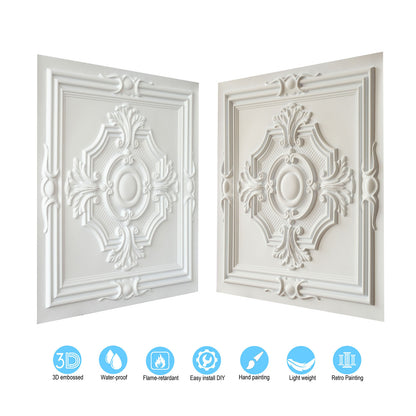 10tiles/lot Decorative PVC Panels for Kitchens, Offices, Living Rooms and Light-Luxury Spaces PL38