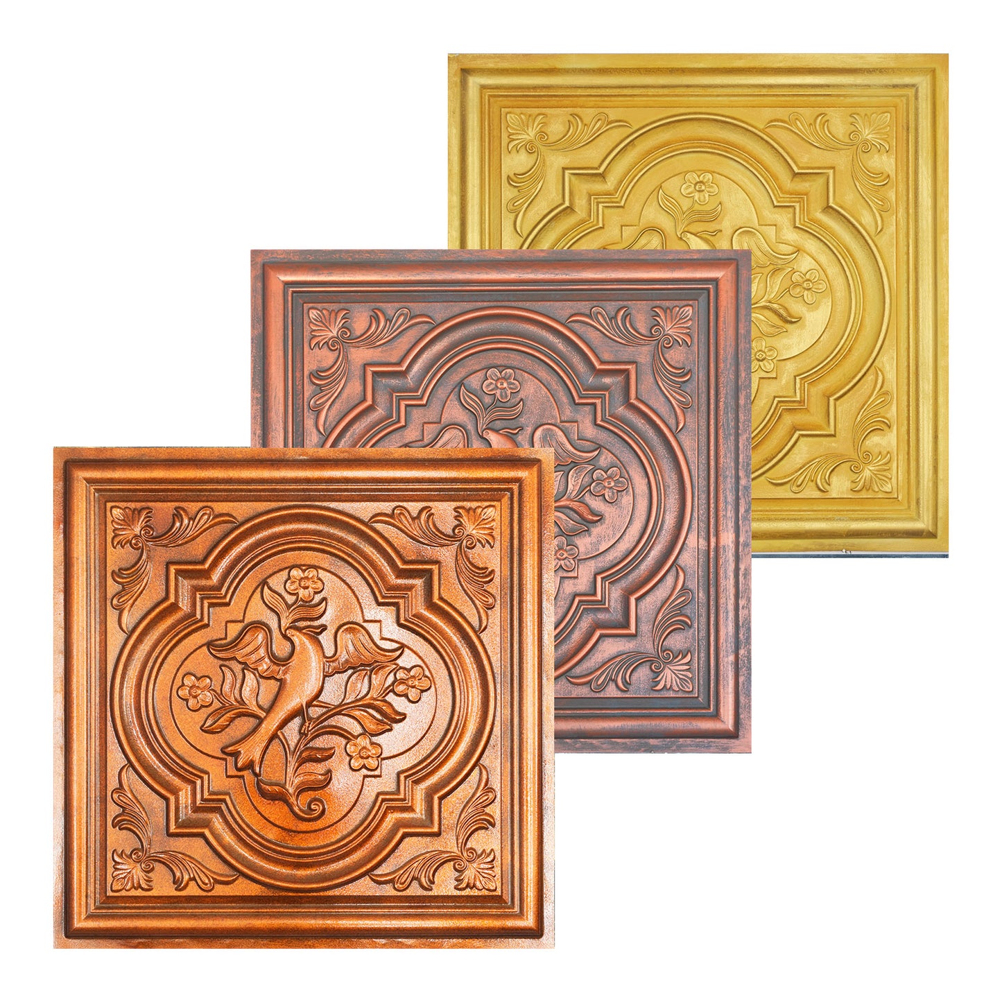 10tiles/lot Multi-Layer 3D Ceiling Tiles for Upscale Restaurants and High-End Bars PL39