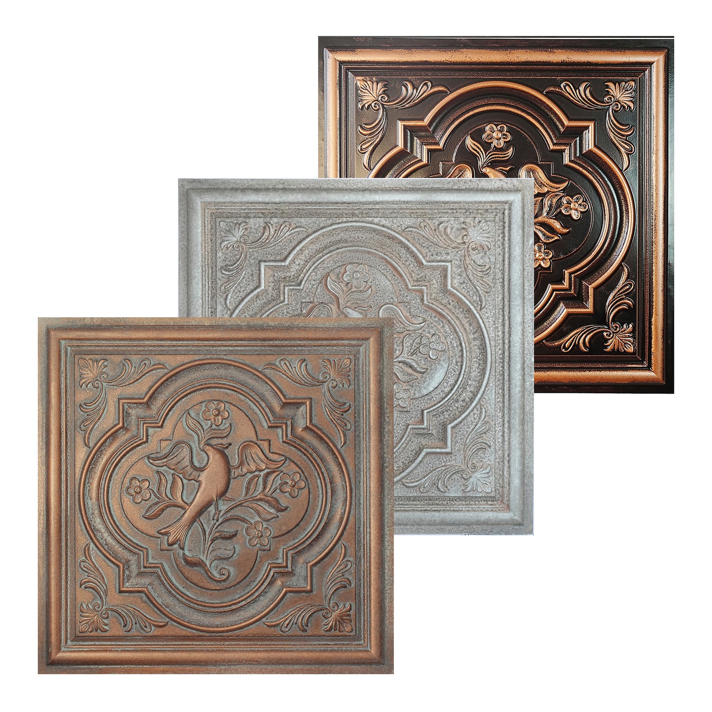 10tiles/lot Artistic Ceiling Tiles for Libraries, Museums, Craft Studios and Cultural Interiors PL39