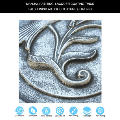 10tiles/lot DIY Faux Metal Ceiling Tile Panels for Café Bars, Studios and Artistic Interiors PL39