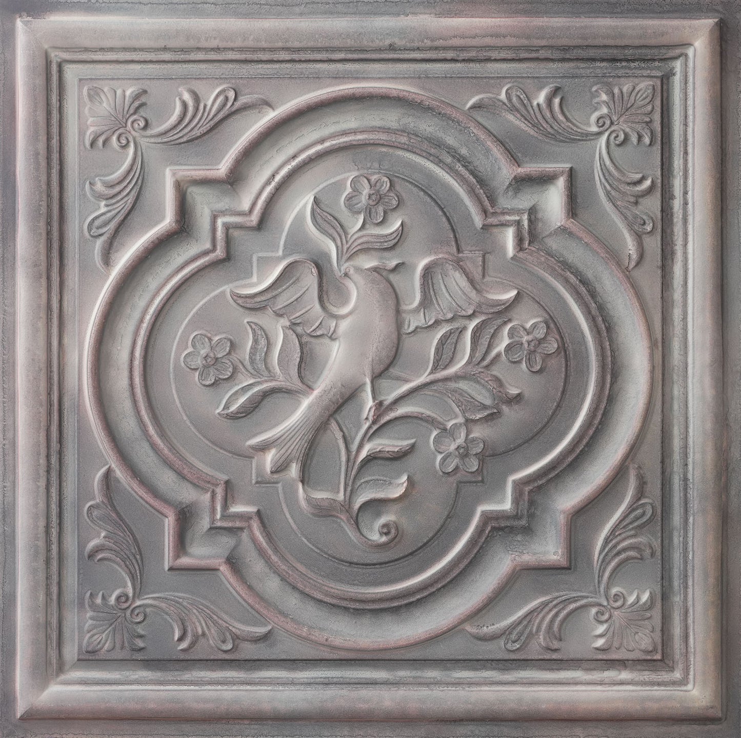 10tiles/lot DIY Faux Metal Ceiling Tile Panels for Café Bars, Studios and Artistic Interiors PL39