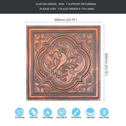 10tiles/lot Multi-Layer 3D Ceiling Tiles for Upscale Restaurants and High-End Bars PL39