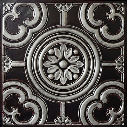 10tiles/lot 3D Faux Metal Ceiling Tiles for Stylish Bars, Clubs and Trendy Restaurants PL50