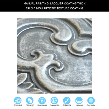 10tiles/lot 3D Ceiling Tiles for Modern Bedrooms, Kitchens, Cafés and Creative Interior Spaces PL50