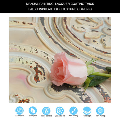 10tiles/lot Artistic Ceiling Tiles for Book Cafés, Literary Shops and Cultural Retail Spaces PL50