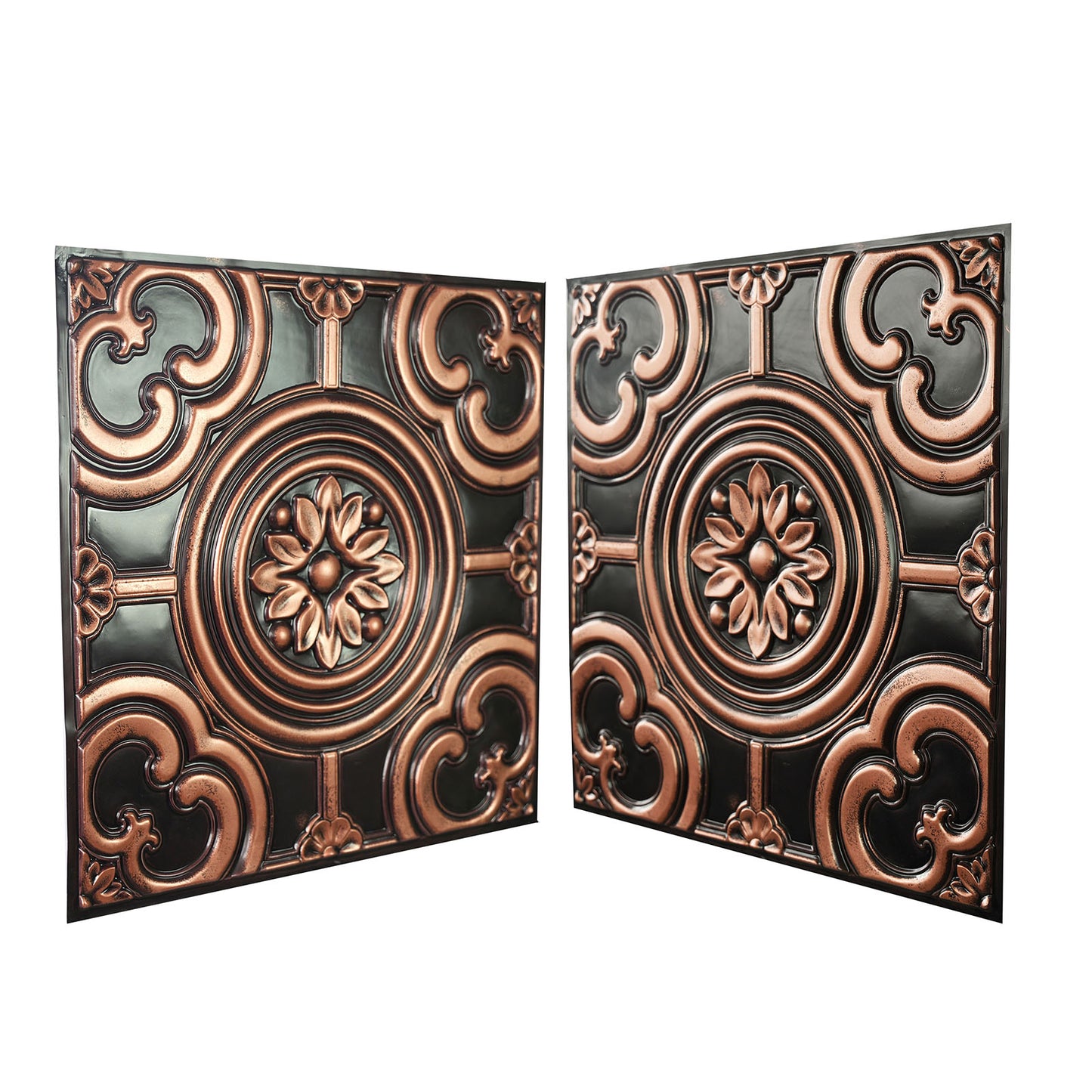 10tiles/lot 3D Faux Metal Ceiling Tiles for Stylish Bars, Clubs and Trendy Restaurants PL50