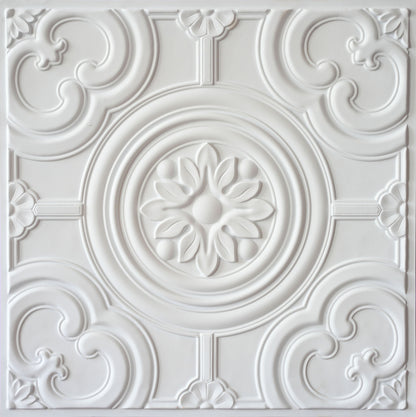 10tiles/lot Textured PVC Ceiling Tiles for Light-Luxury Restaurants, Salons and Beauty Studios PL50