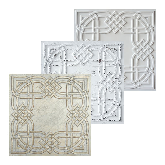 10tiles/lot Artistic Ceiling Tiles for Book Cafés, Literary Shops and Cultural Retail Spaces PL61