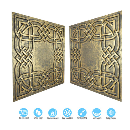 10tiles/lot Glue-Up Ceiling Tiles for Kitchen Renovations, Coffee Shops and Light-Luxury Spaces PL61