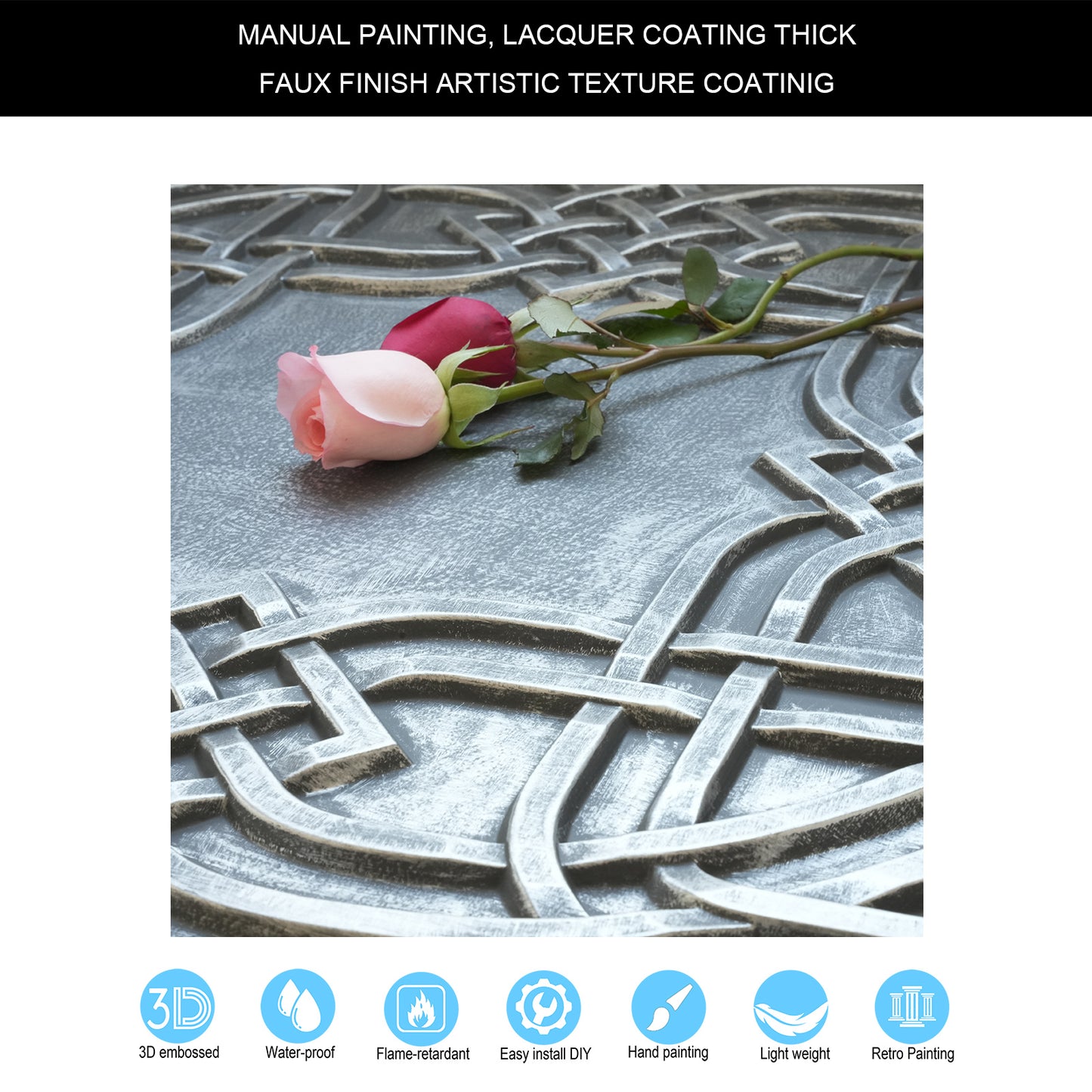 10tiles/lot Decorative Tin Ceiling Tiles for Upscale Restaurants, Coffee Shops and Boutique Hotels PL61