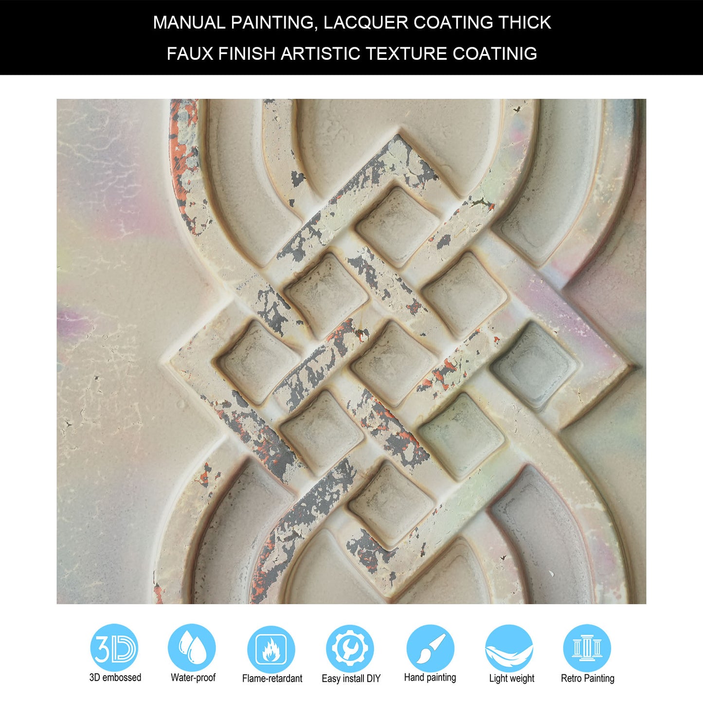 10tiles/lot Decorative Tin Ceiling Tiles for Upscale Restaurants, Coffee Shops and Boutique Hotels PL61