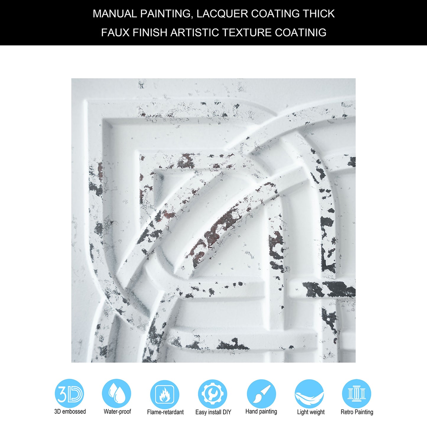 10tiles/lot Artistic Ceiling Tiles for Book Cafés, Literary Shops and Cultural Retail Spaces PL61